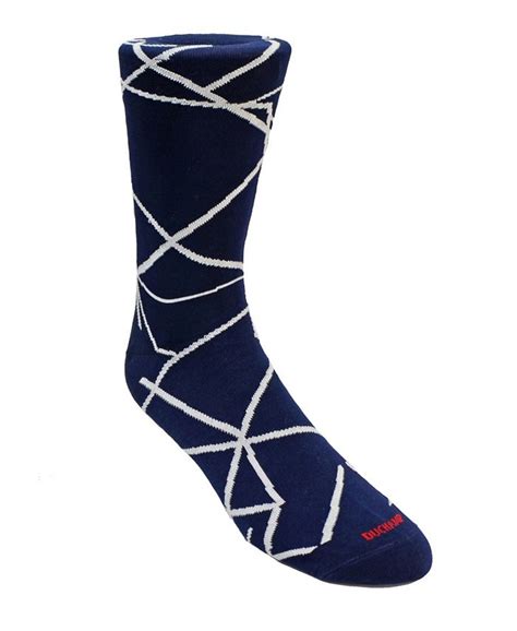 Duchamp London Mens Line Design Dress Sock Macys