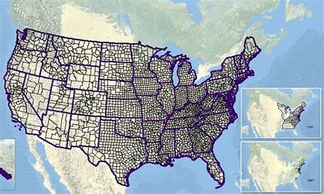 Animated Map: Evolution of US County Boundaries