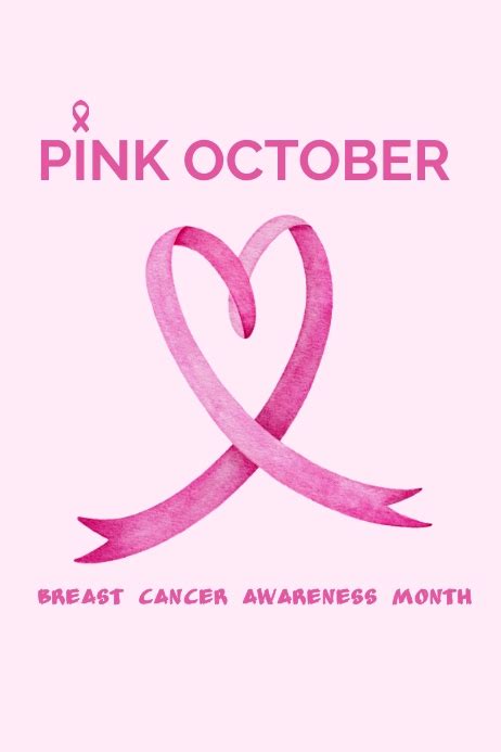 Breast Cancer Awareness Template Postermywall