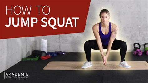 How To Jump Squats Richtig Ausführen Youtube