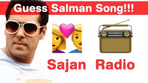 Salman Khan Songs Emoji Challenge Guess Bollywood Songs Youtube