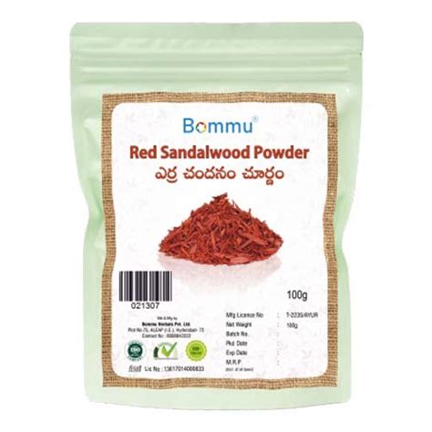 Red Sandalwood Powder Packaging Type Pouch Packaging Size 100 G At