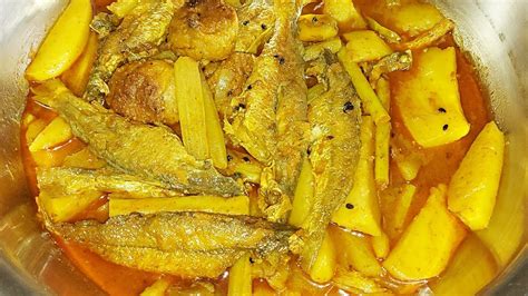 Bori Diye Tangra Macher Jholbengali Fish Curry Recipebori Data Diye