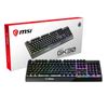 Msi S Es Cla Teclado Usb Qwerty Ingl S Del Reino Unido Negro Con