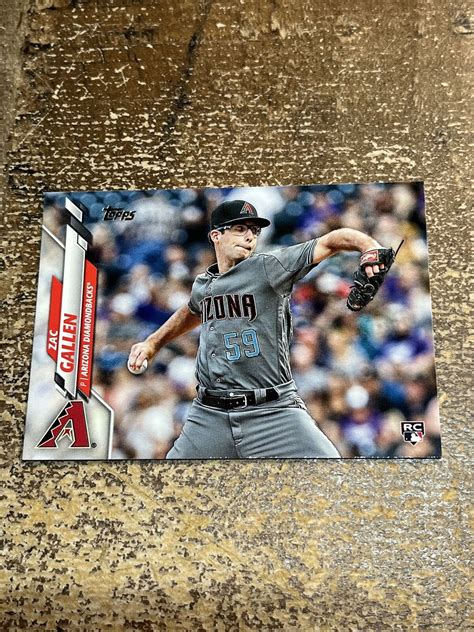 2020 Topps 207 Zac Gallen RC Rookie Arizona Diamondbacks EBay