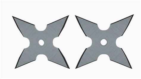 Mourning Star Ninja Shuriken 3d Model