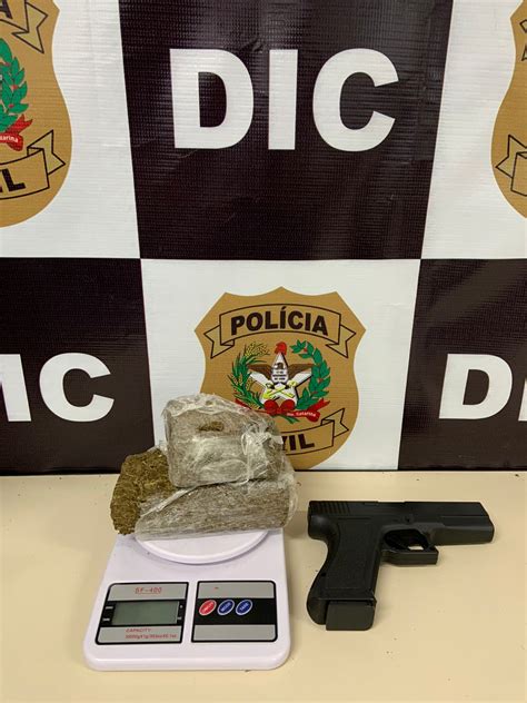 Polícia Civil DIC prende homem por tráfico de drogas buscas nos