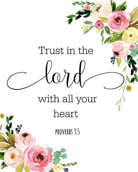 Trust In The Lord With All Your Heart