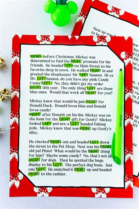 A Christmas Letter To Santa On Top Of A Red And White Paper With Green