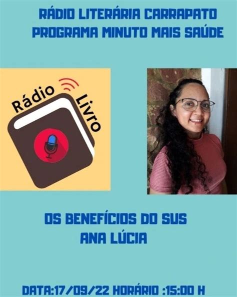 Rádio Livro 03 Que Fala Sobre A 16°conferência Nacional De Saúde Arte