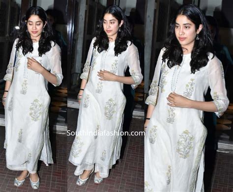 Janhvi Kapoor In Anita Dongre Grassroot South India Fashion