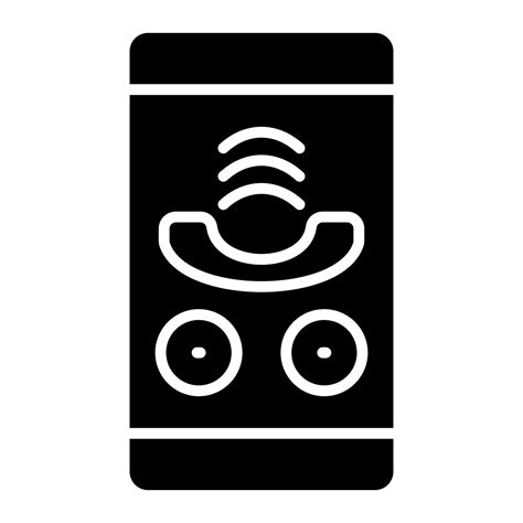 Phone Call Glyph Icon 15086773 Vector Art At Vecteezy