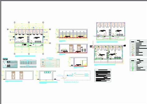 Servicios higiénicos en AutoCAD Descargar CAD 1 25 MB Bibliocad