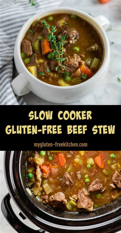 Gluten Free Beef Stew In Slow Cooker Dairy Free