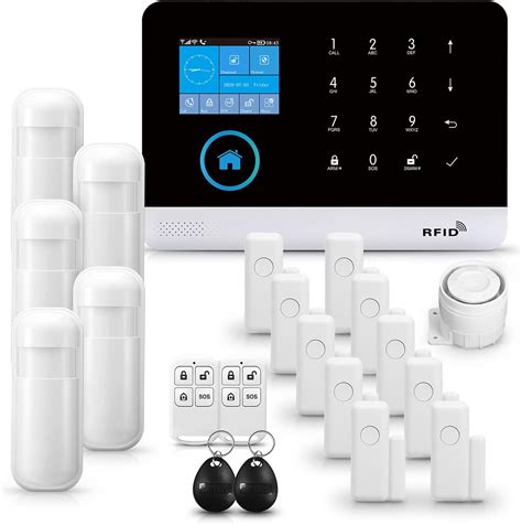 Sistema Di Allarme Wireless 4g E Wifi Wolf Guard Con Anti Pir Sirena