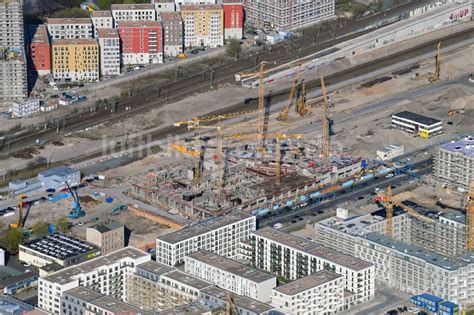 Luftbild Berlin Baustelle Zum Neubau Eines Wohn Und Gesch Ftshauses