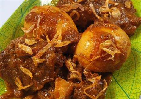 Resep Semur Daging Telor Praktis Gak Pake Ribet Oleh Mama Ajend Cookpad