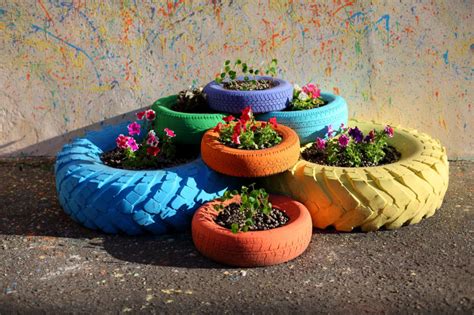 Painted Tire Planters And Pots Ideas Plus A Diy Guide