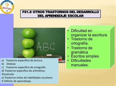 Trastornos Especificos Del Desarrollo Del Aprendizaje Escolar Exposi Pptx