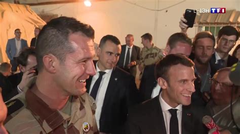 Tchad Emmanuel Macron R Veillonne Avec Les Soldats Fran Ais Tf Info