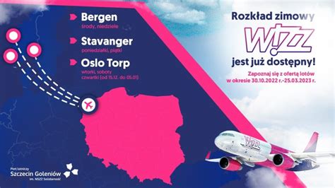 Rozk Ad Zimowy Wizzair Jest Ju Dost Pny Port Lotniczy Szczecin Goleni W