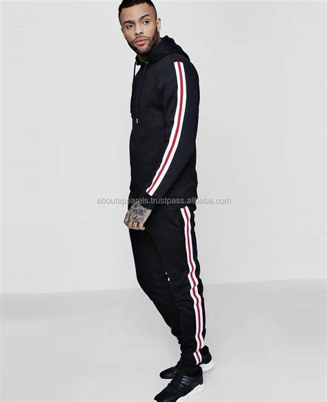 Tracksuits Custom Cotton Blank Skinny Sweatsuit For Men Buy Fashion