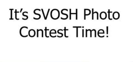 The SVOSH Photo contest is now open! – VOSH/International