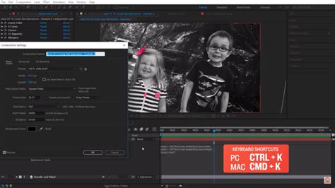 Keyboard Shortcut Composition Settings After Effects Ukramedia