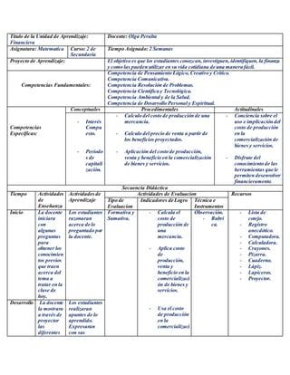 Planificacion Rubrica PDF Descarga Gratuita