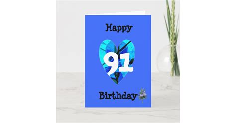 91st Birthday Card | Zazzle.com