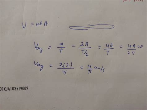 The Velocity Of A Particle In SHM At The Instant When It Is 0 6 Cm Away