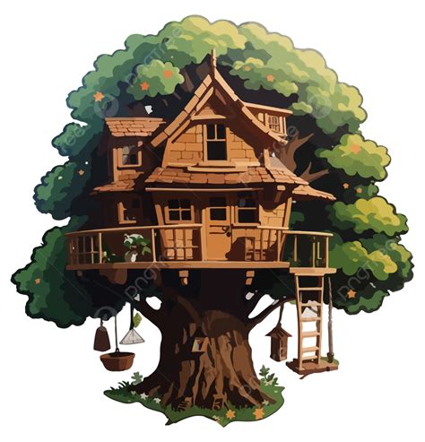 Tree House Cartoon Drawings