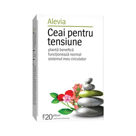 Ceai Pentru Tensiune 20 Plicuri Alevia Dr Max Farmacie