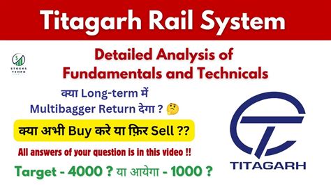 Titagarh Rail System Share Analysis In Detail Titagarh Rail System