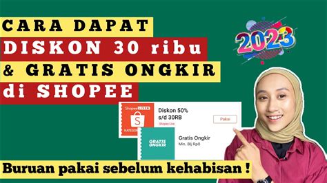 CARA GUNAKAN VOUCHER GRATIS ONGKIR DISKON Di SHOPEE Cara Gunakan