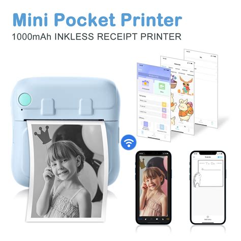 Nbpower Portable Bluetooth Printer For Ios And Android Photo Receipt