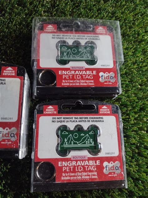 10pcs of Fido Engravable Pet ID Tags 9985291 Boutique "Open Box" | eBay
