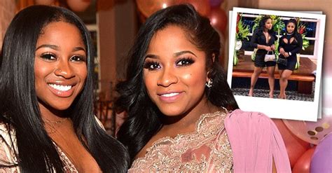 Toya Johnson And Daughter Reginae Look Like Twins Rocking Matching Black Dresses In A Photo