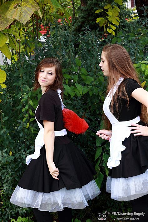 Maid Girls 4 By V Kony On Deviantart