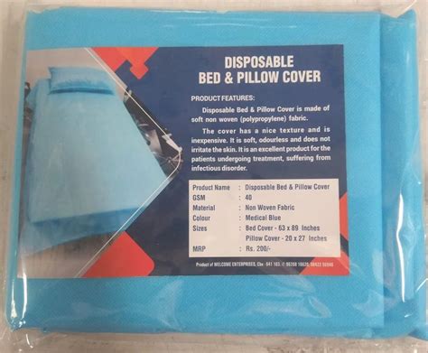 Blue Disposable Hospital Bed Sheet At Rs 80 Piece Hospital Bed Covers