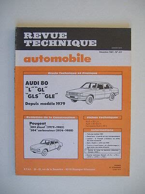 Revue Technique Rta Audi L Gl Gls Gle Depuis Peugeot D