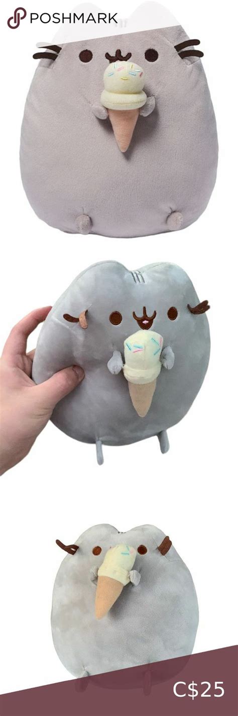 GUND Pusheen Snackable Ice Cream Plush