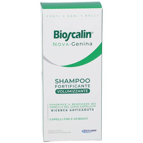 Bioscalin Nova Genina Shampoo Fortificante Volumizzante Ml Redcare