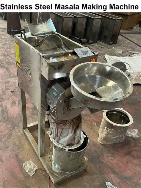 Automatic Hp Stainless Steel Masala Making Machine Kg Hr At Rs