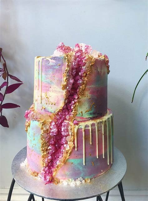 Geode Cake Creative Birthday Cake