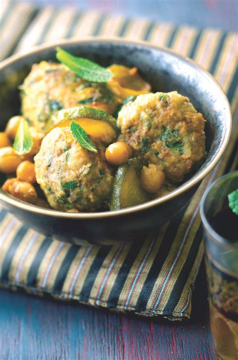 Recette Tajine De Boulettes Et Pois Chiches Marie Claire