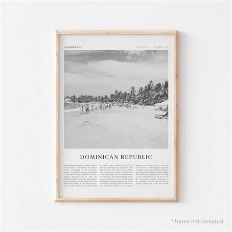 Dominican Republic Poster Etsy Uk