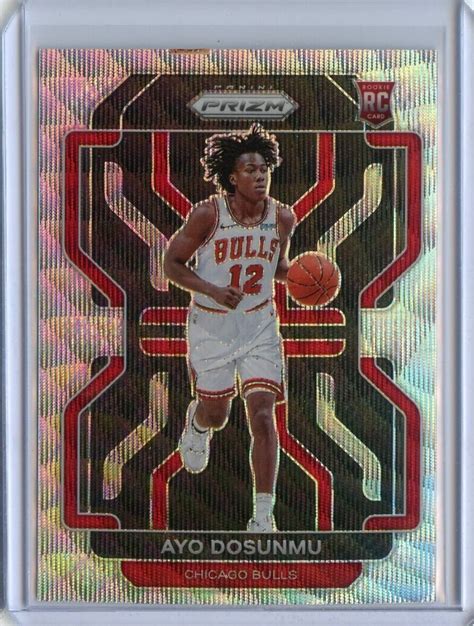 Panini Prizm Prizms Purple Wave Ayo Dosunmu Rc Ebay