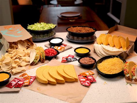 Cinco De Mayo Taco Bell Delivers At Home Taco Bar Latf Usa