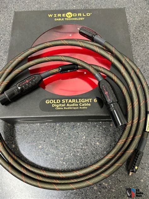 Wireworld Gold Starlight 6 AES EBU Digital Cable 1 0M Excellent Photo